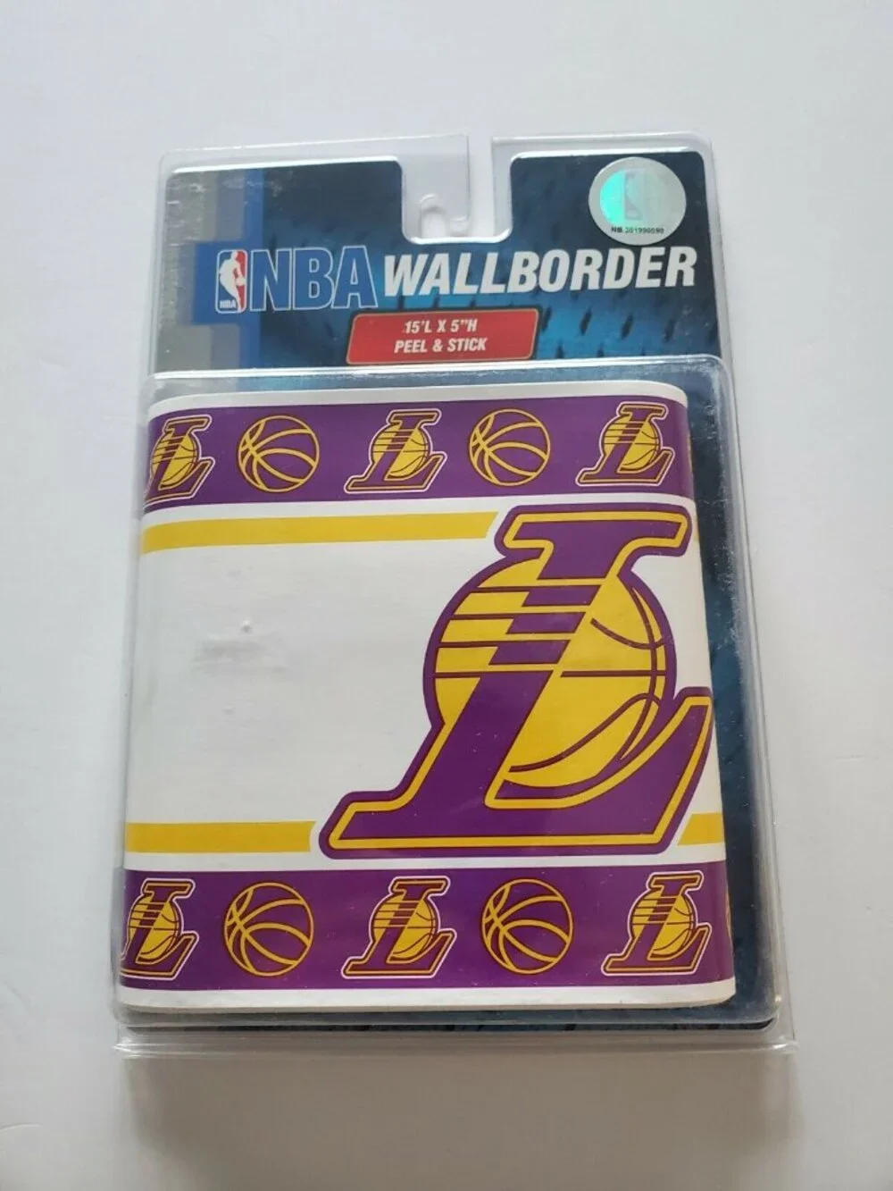 LOS ANGELES LAKERS NBA PEEL & STICK WALLPAPER BORDER. NEW